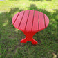 Poly-Luxe Plastic Round Side Table