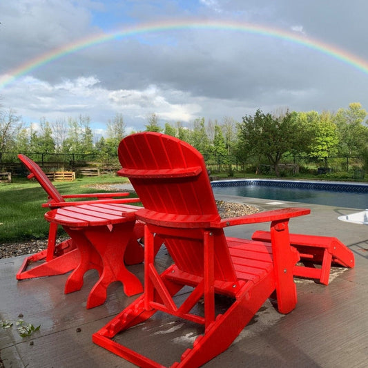 Poly-Luxe Plastic Reclining Muskoka Chair