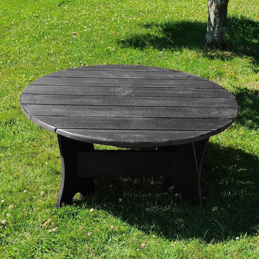 Poly-Luxe Plastic Round Coffee Table