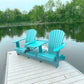 Poly-Luxe Plastic Double Muskoka Chair