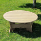 Poly-Luxe Plastic Round Coffee Table