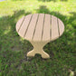 Poly-Luxe Plastic Round Side Table