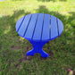 Poly-Luxe Plastic Round Side Table