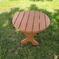 Poly-Luxe Plastic Round Side Table
