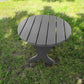 Poly-Luxe Plastic Round Side Table