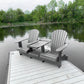 Poly-Luxe Plastic Double Muskoka Chair