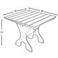 Poly-Luxe Plastic Square Side Table