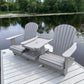 Poly-Luxe Plastic Double Muskoka Chair