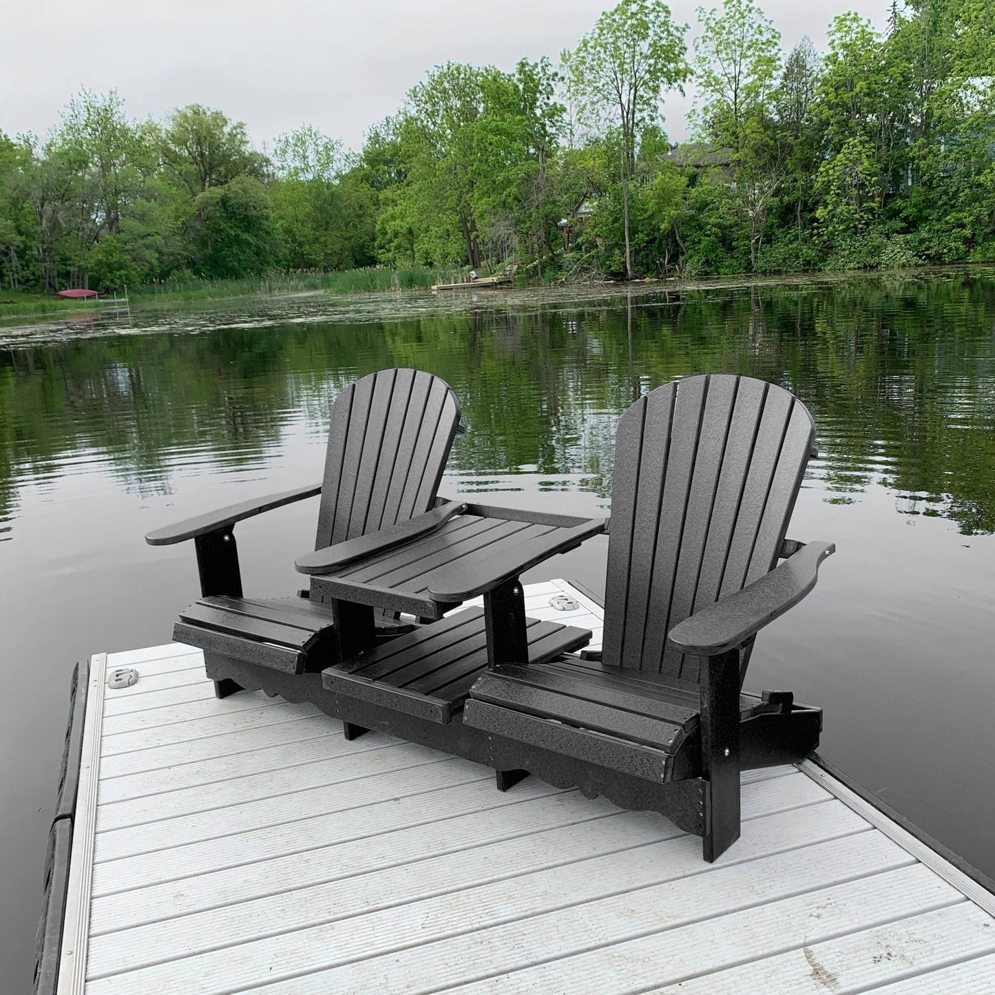 Poly-Luxe Plastic Double Muskoka Chair