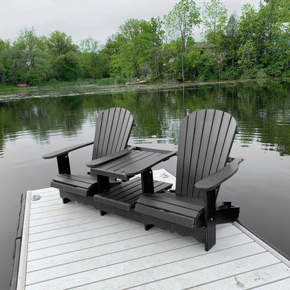 Poly-Luxe Plastic Double Muskoka Chair