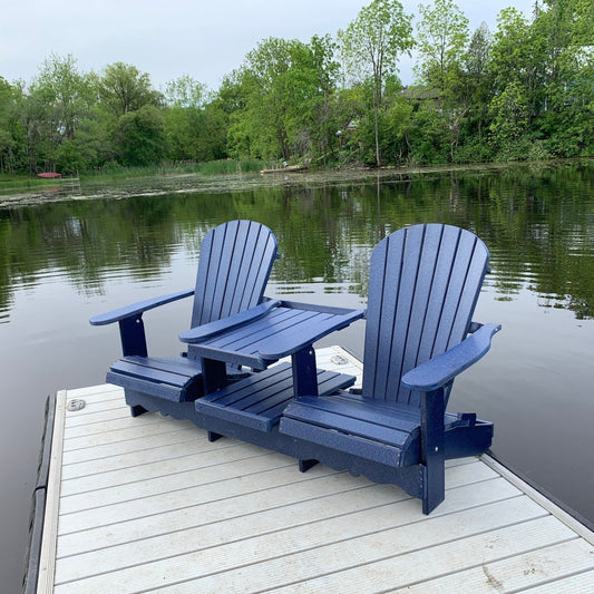 Poly-Luxe Plastic Double Muskoka Chair