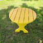Poly-Luxe Plastic Round Side Table