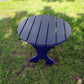 Poly-Luxe Plastic Round Side Table