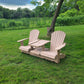 Poly-Luxe Plastic Double Muskoka Chair