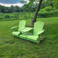 Poly-Luxe Plastic Double Muskoka Chair