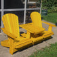 yellow Tete-a-Tete Adirondack Chair